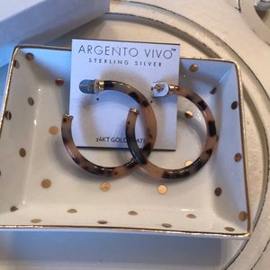 NWT ARGENTO VIVO Hoop Earrings